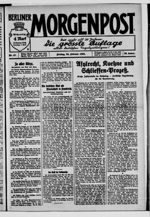 Berliner Morgenpost vom 24.02.1922