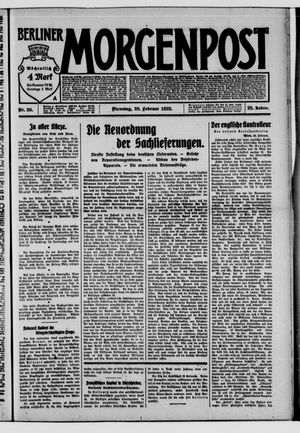 Berliner Morgenpost on Feb 28, 1922