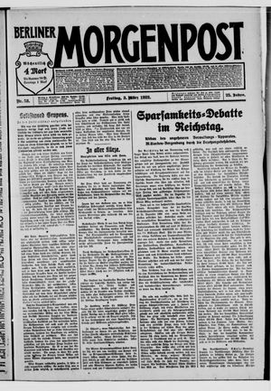 Berliner Morgenpost on Mar 3, 1922