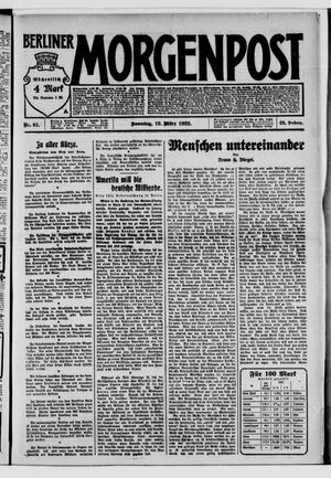 Berliner Morgenpost on Mar 12, 1922
