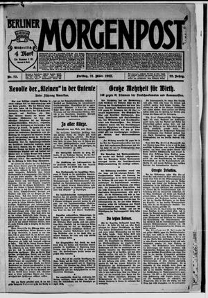 Berliner Morgenpost vom 31.03.1922