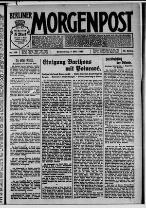 Berliner Morgenpost vom 04.05.1922