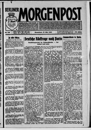 Berliner Morgenpost on May 27, 1922