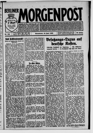 Berliner Morgenpost on Jun 10, 1922