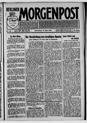 Berliner Morgenpost vom 15.06.1922