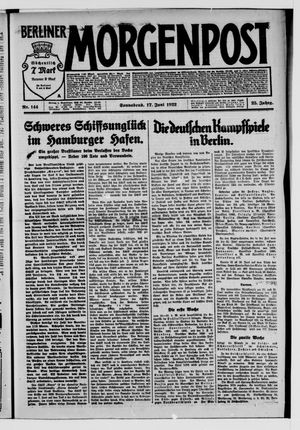 Berliner Morgenpost vom 17.06.1922