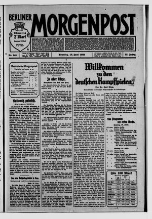 Berliner Morgenpost vom 18.06.1922
