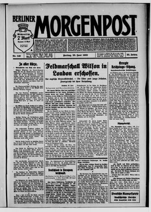 Berliner Morgenpost vom 23.06.1922