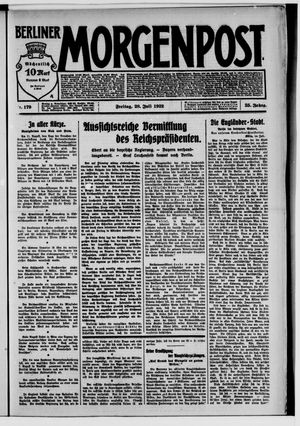 Berliner Morgenpost on Jul 28, 1922