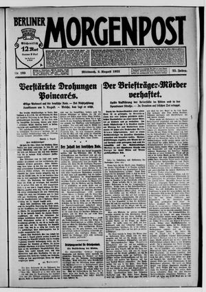 Berliner Morgenpost vom 02.08.1922