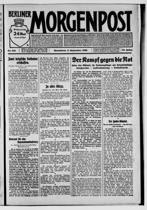 Berliner Morgenpost on Sep 2, 1922