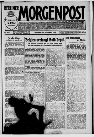 Berliner Morgenpost vom 13.09.1922