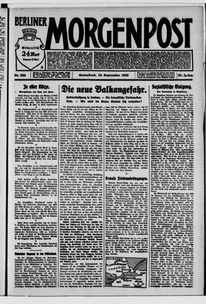 Berliner Morgenpost vom 16.09.1922