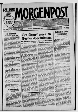 Berliner Morgenpost vom 13.10.1922
