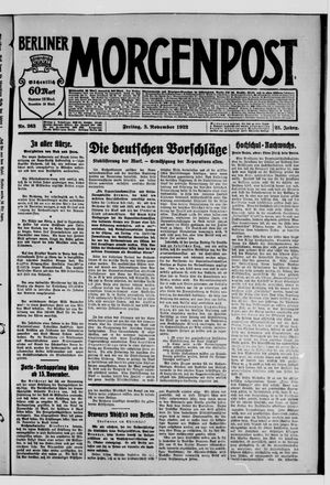 Berliner Morgenpost vom 03.11.1922