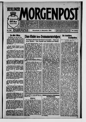 Berliner Morgenpost vom 04.11.1922