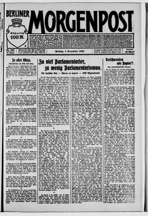Berliner Morgenpost vom 01.12.1922