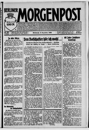 Berliner Morgenpost vom 06.12.1922