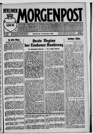Berliner Morgenpost vom 09.12.1922