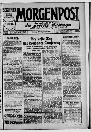 Berliner Morgenpost vom 10.12.1922