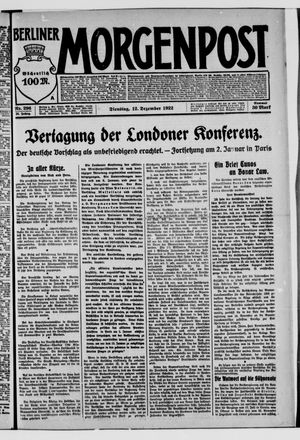 Berliner Morgenpost vom 12.12.1922