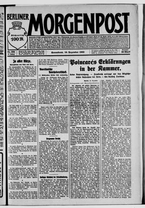 Berliner Morgenpost vom 16.12.1922