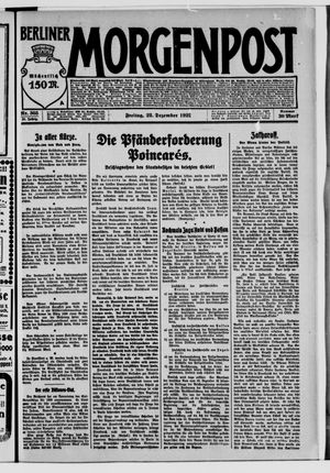 Berliner Morgenpost vom 22.12.1922