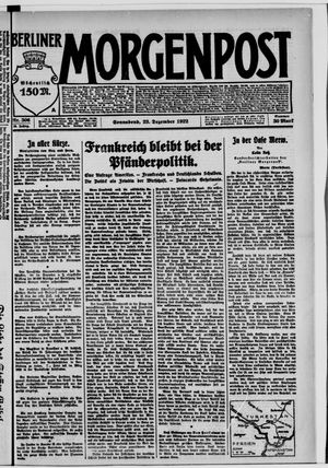 Berliner Morgenpost vom 23.12.1922