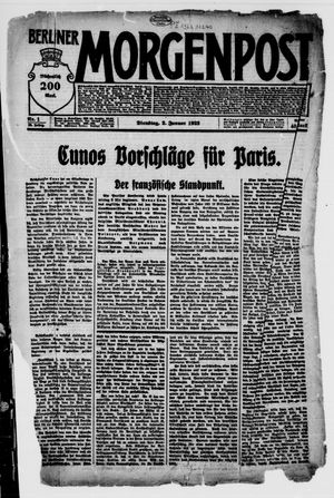 Berliner Morgenpost vom 02.01.1923