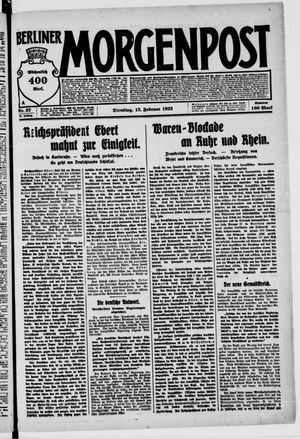 Berliner Morgenpost vom 13.02.1923