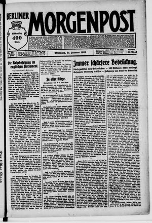 Berliner Morgenpost vom 14.02.1923