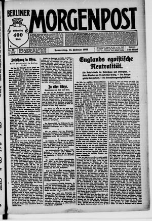 Berliner Morgenpost vom 15.02.1923