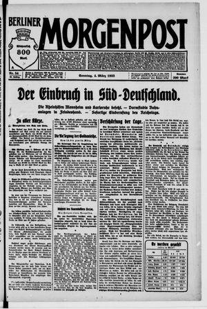 Berliner Morgenpost vom 04.03.1923
