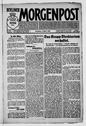 Berliner Morgenpost vom 03.04.1923