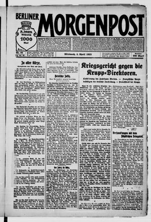 Berliner Morgenpost on Apr 4, 1923