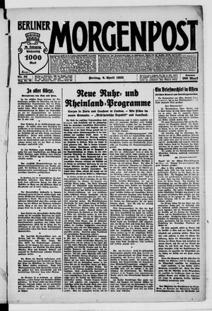 Berliner Morgenpost vom 06.04.1923