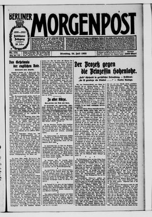 Berliner Morgenpost vom 24.07.1923