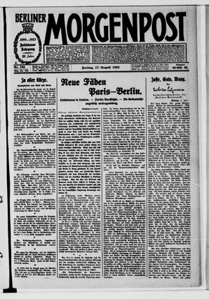 Berliner Morgenpost vom 17.08.1923