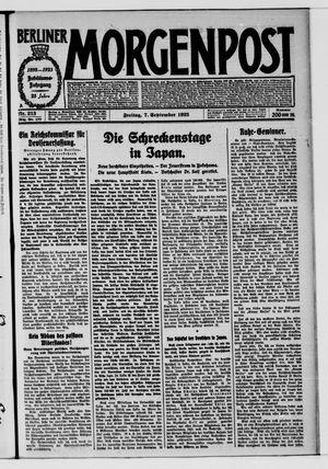 Berliner Morgenpost vom 07.09.1923