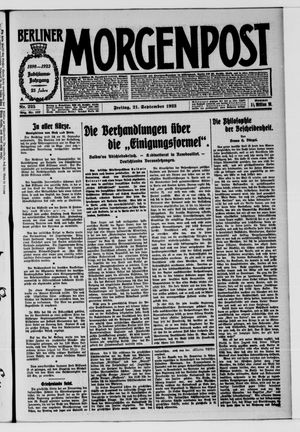 Berliner Morgenpost vom 21.09.1923