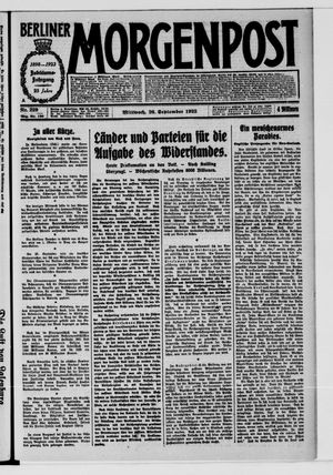 Berliner Morgenpost vom 26.09.1923