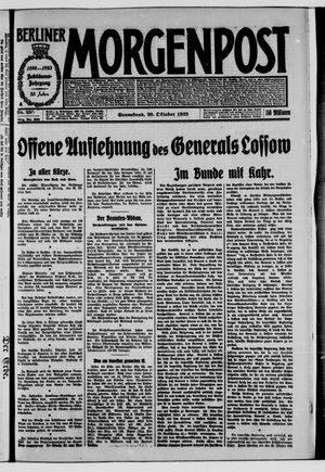 Berliner Morgenpost vom 20.10.1923