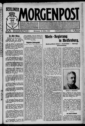 Berliner Morgenpost vom 19.03.1924