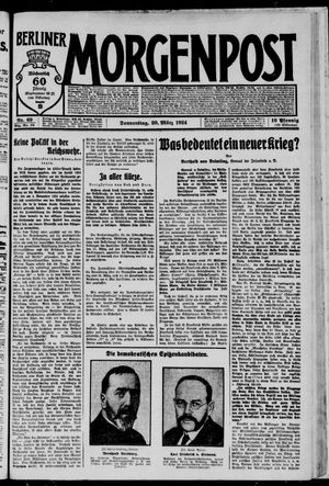 Berliner Morgenpost vom 20.03.1924
