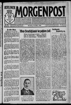 Berliner Morgenpost vom 25.03.1924