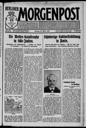 Berliner Morgenpost vom 28.03.1924