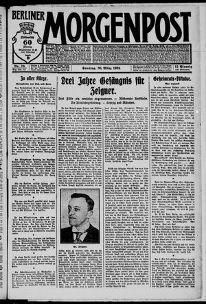 Berliner Morgenpost vom 30.03.1924