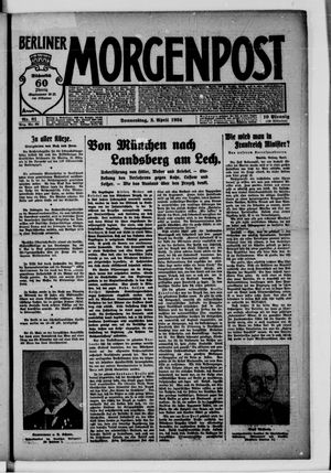 Berliner Morgenpost on Apr 3, 1924