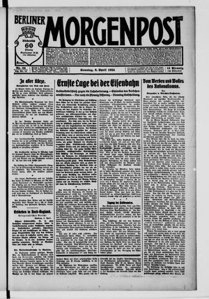Berliner Morgenpost vom 06.04.1924