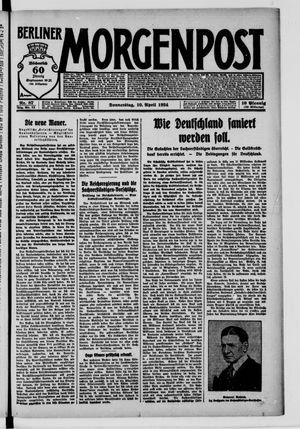 Berliner Morgenpost vom 10.04.1924